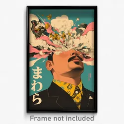 Japanese Movie Poster - Man Feeling Cynicism, Cute Neck Ribbon (Japan Art Print)