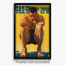 Hebrew Movie Poster - Man Feeling Lonely, Expensive Puffy Shorts (Art Print)