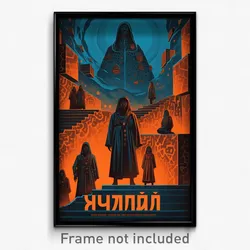 Russian Movie Poster - Cavernous Balustrade (Russia Retro Film Art Print)