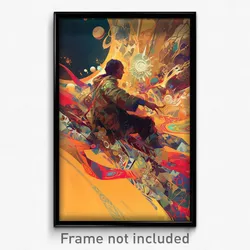 Art Poster - Homely Crossing (Psychedelic Trippy Weird 11x17 Print)