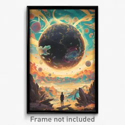 Movie Art Poster - Slim Staith (Psychedelic Trippy Retro Cartoon Film Print)