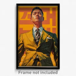 Korean Movie Poster - Man Feeling Awe, Sophisticated Partially Unbuttoned
