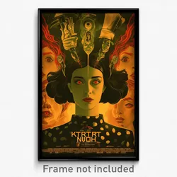 Greek Movie Poster - Girl Feeling Numb, Memorable Polka Dot Shirt (Art Print)