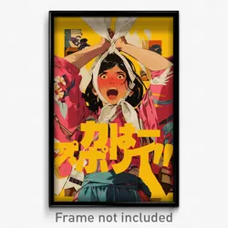 Vietnamese Movie Poster - Man Feeling Delighted, Unique Pink Legwear (Art Print)
