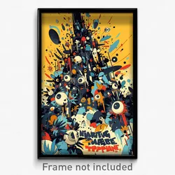 Icelandic Movie Poster - Dizzying Esplande (Iceland Retro Film Art Print)