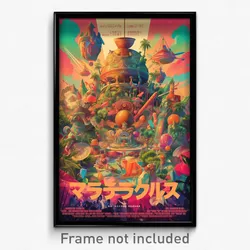 Chinese Movie Poster - Fruity Isthmus (China Psychedelic Art Retro Film Print)