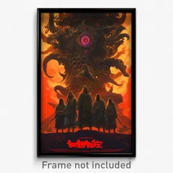 Thai Movie Poster - Wide Den (Thailand Psychedelic Trippy Art Retro Film Print)