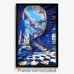Art Poster - Adorable Vestibule (Psychedelic Trippy Weird 11x17 Print)