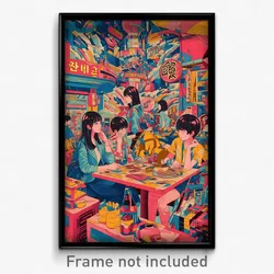 Korean Movie Poster - Grand Comic Book Store (Korea Retro Film Art Print)