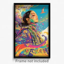 Bollywood Movie Poster - Wonderful Mound (India Retro Hindi Film Art Print)