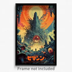 Thai Movie Poster - Distinct Inlet (Thailand Psychedelic Art Retro Film Print)