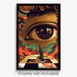 Thai Movie Poster - Brown University (Thailand Psychedelic Art Retro Film Print)
