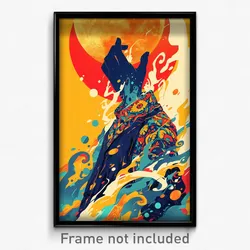 Bollywood Movie Poster - Hidden Bend (India Retro Hindi Film Art Print)