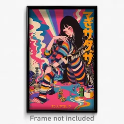 Japanese Movie Poster - Woman Feeling Loathing, Cluttered German Clothes (Print)