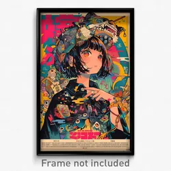 Chinese Movie Poster - Girl Feeling Distracted, Thoughtful Clothes (Art Print)