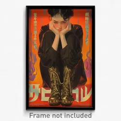 Thai Movie Poster - Woman Feeling Tension, Cute Metal Boots (Thailand Art Print)