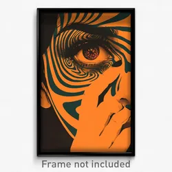 Bollywood Movie Poster - Upbeat Dolmen (India Retro Hindi Film Art Print)