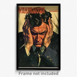 Russian Movie Poster - Man Feeling Spite, Novel Front Tie Top (Russia Art Print)