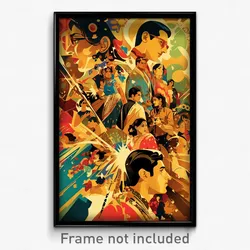 Bollywood Movie Poster - Antique Movie Theatre (India Hindi Film Art Print)