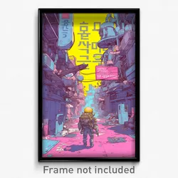 Korean Movie Poster - Grimy Vestibule (Korea Psychedelic Art Retro Film Print)