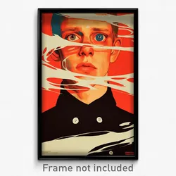 Icelandic Movie Poster - Man Feeling Spite, Lively White Apron (Art Print)
