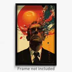 Greek Movie Poster - Man Feeling Unsettled, Idealistic Egg Hair Ornament (Print)