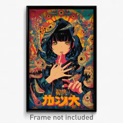 Chinese Movie Poster - Girl Feeling Hopeless, Tremendous Hooded Jacket (Print)
