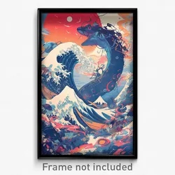 Art Poster - Deadly Bight (Psychedelic Trippy Weird 11x17 Print)