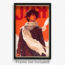 Bollywood Movie Poster - Boy Feeling Bewildered, Grandiose White Scarf (Print)