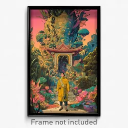 Thai Movie Poster - Rosy Madrid (Thailand Psychedelic Art Retro Film Print)