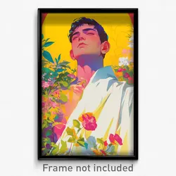 Vietnamese Movie Poster - Boy Feeling Love, Cluttered White Sarong (Art Print)