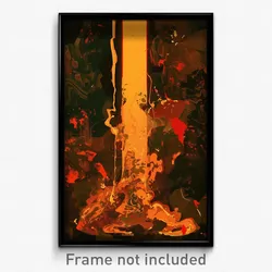 Thai Movie Poster - Distorted Furnace (Thailand Retro Film Art Print)