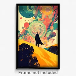 Icelandic Movie Poster - Boy Feeling Anger, Extra Large Black Sash (Art Print)