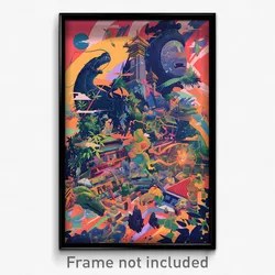 Thai Movie Poster - Admired Home (Thailand Psychedelic Art Retro Film Print)