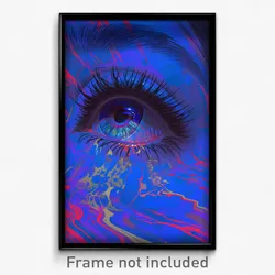 Movie Art Poster - Wire Frame Cataract (Psychedelic Retro Weird Film Print)