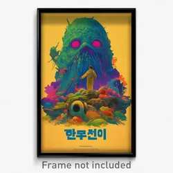 Korean Movie Poster - Admired Peninsula (Korea Psychedelic Art Retro Film Print)