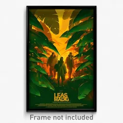 Icelandic Movie Poster - Leafy Passage (Iceland Retro Film Art Print)