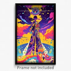 Bollywood Movie Poster - Boy Feeling Undermined, Angelic High Heels (Art Print)