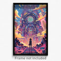Movie Art Poster - Remarkable Stronghold (Psychedelic Retro Weird Film Print)