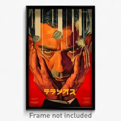 Hebrew Movie Poster - Man Feeling Attraction, Acclaimed Grey Socks (Art Print)