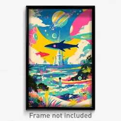 Movie Art Poster - Cute Well (Psychedelic Trippy Weird Retro Cartoon Film Print)