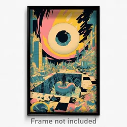 Greek Movie Poster - Big Locker Room (Greece Psychedelic Art Retro Film Print)