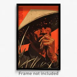 Vietnamese Movie Poster - Man Feeling Fright, Tremendous Two Tone Headwear