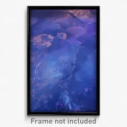 Art Poster - Frosty Petroglyphs (Psychedelic Trippy Weird 11x17 Print)