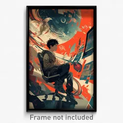 Movie Art Poster - Boy Feeling Admiration, Acclaimed Brown Sweater Vest (Print)
