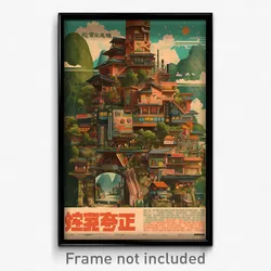 Thai Movie Poster - Noted Italian Architecture (Thailand Retro Film Art Print)