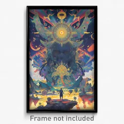 Thai Movie Poster - Original Viaduct (Thailand Psychedelic Art Retro Film Print)