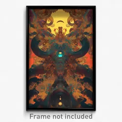 Art Poster - Antique Void (Psychedelic Trippy Weird 11x17 Print)