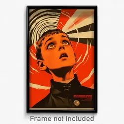 Russian Movie Poster - Boy Feeling Surprise, Attractive Military Jacket (Print)