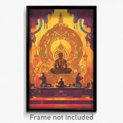 Bollywood Movie Poster - Huge Chapel (India Retro Hindi Film Art Print)